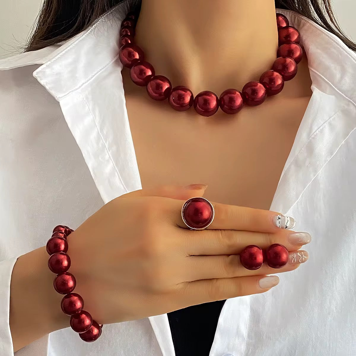 Parure en Perles