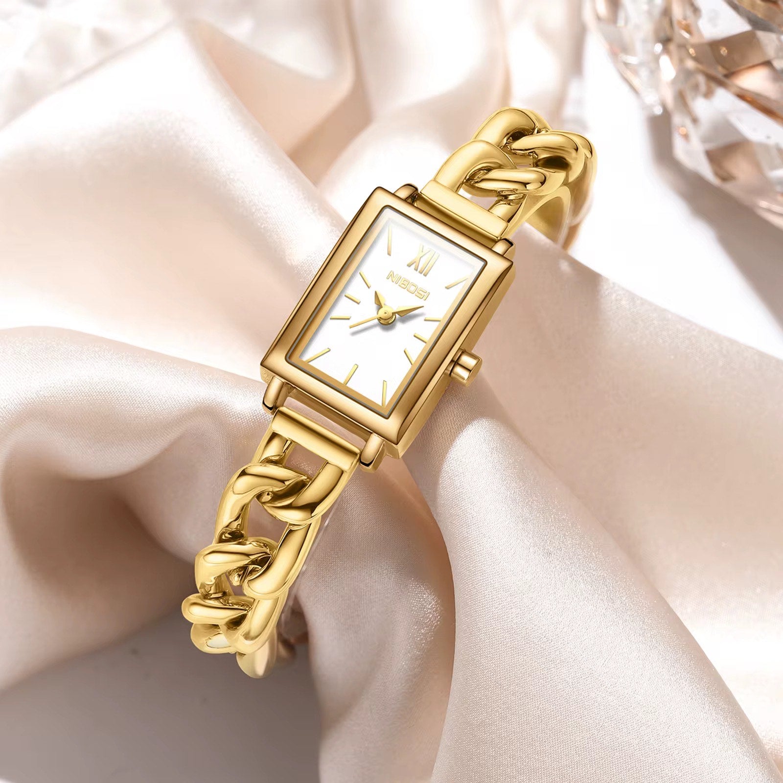 NIBOSI Gold Chain – Design Unique