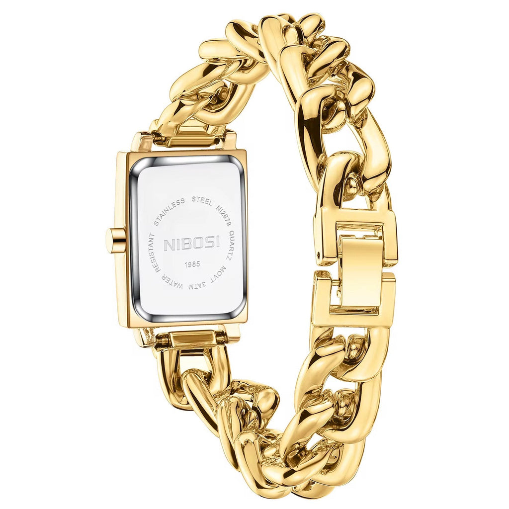 NIBOSI Gold Chain – Design Unique